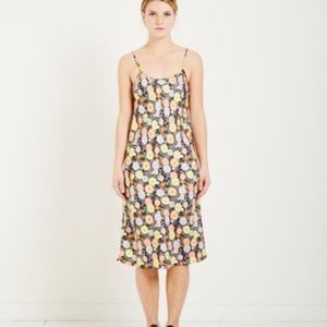 6397 silk floral slip midi/maxi dress